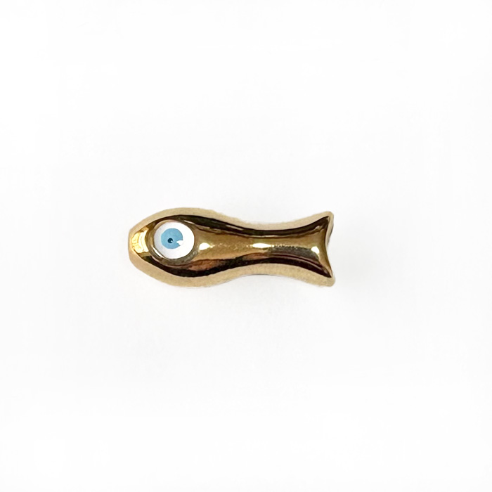 ステンレス フィガロチェーン ゴールド 10x4mm