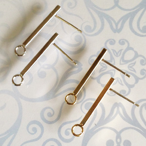 メタルパーツ アクセサリーパーツ スティックピアス