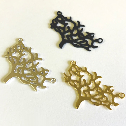 アクセサリーパーツ メタルパーツ 樹　木　コネクター　ペンダント