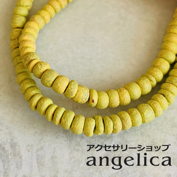 アクセサリーパーツ ココビーズ  オリーブグリーン